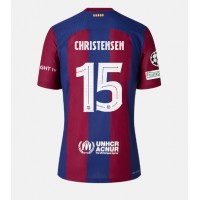 Barcelona Andreas Christensen #15 Domáci futbalový dres 2023-24 Krátky Rukáv